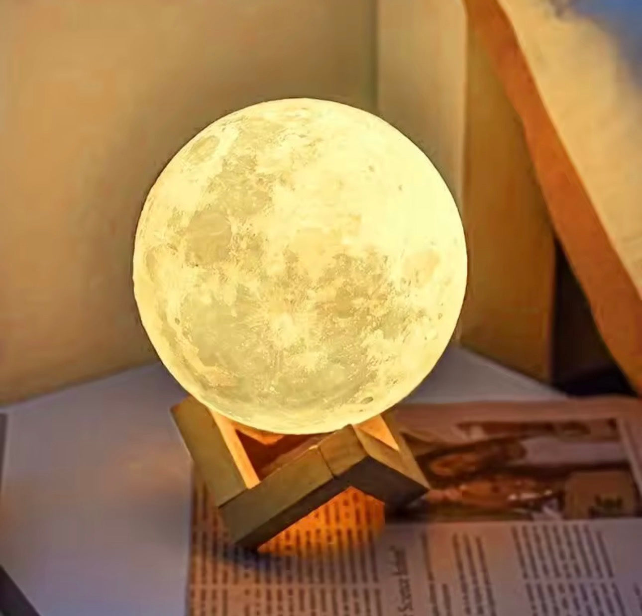 LunaLamp Moon Night Light
