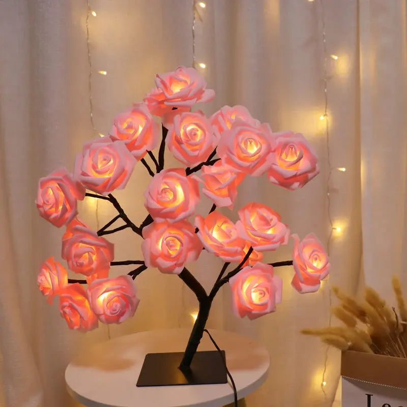 Enchanting Rose Tree Light