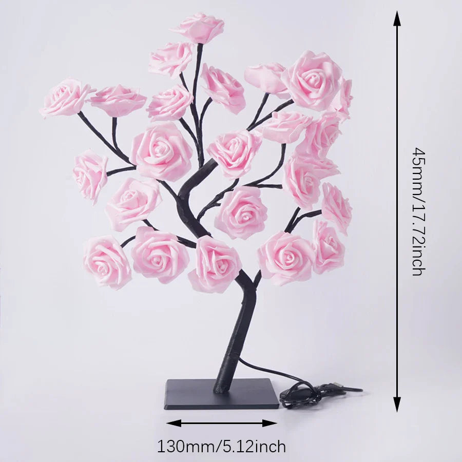 Enchanting Rose Tree Light